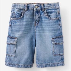 Cotton On Kids Denim Cargo Shorts NWT